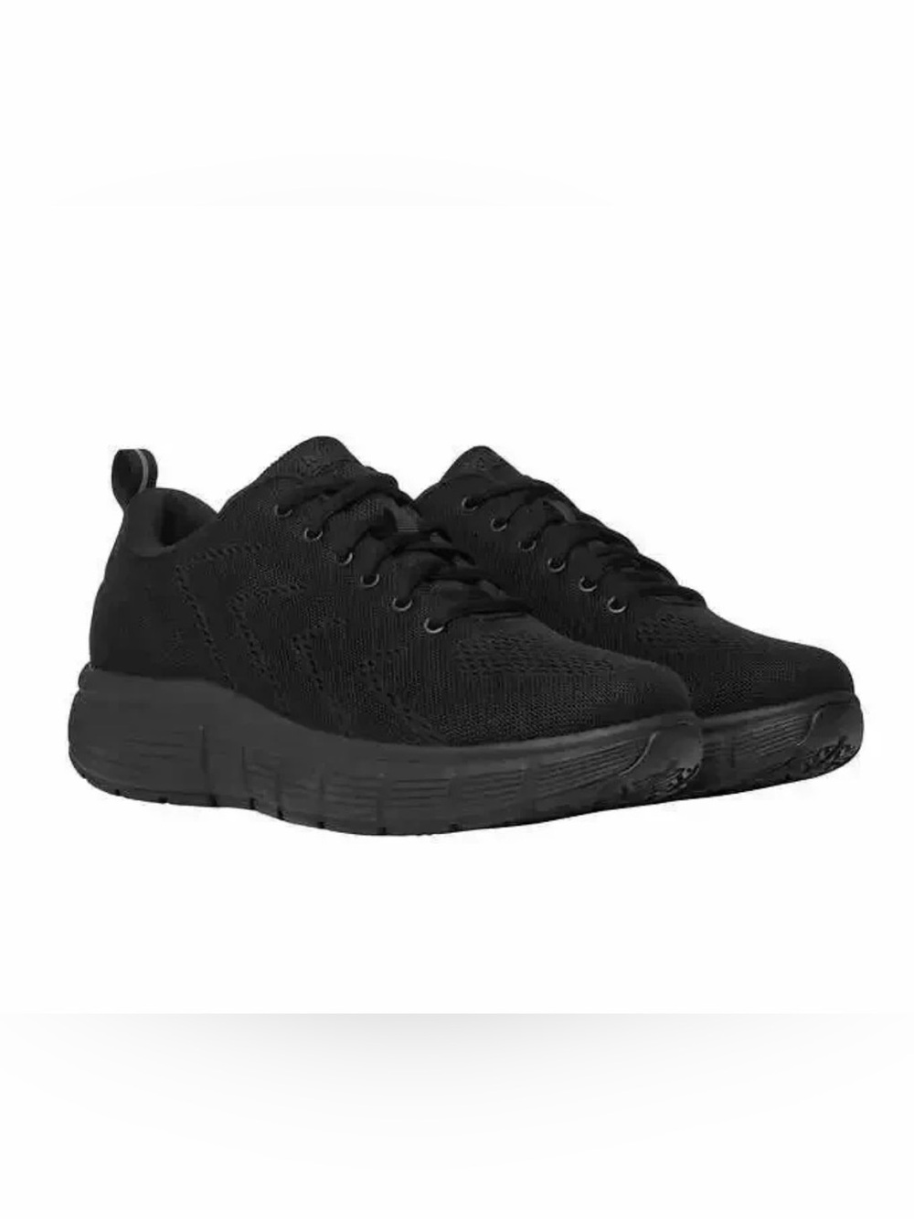 Kirkland Signature Men's Comfort Walker athletic sneakers black size 8.5 m
